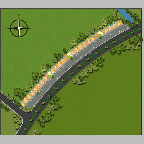 Site plan Grand Business Park Shophouse