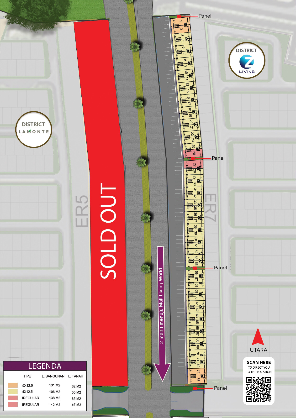 Site plan New Westfield Shophouse