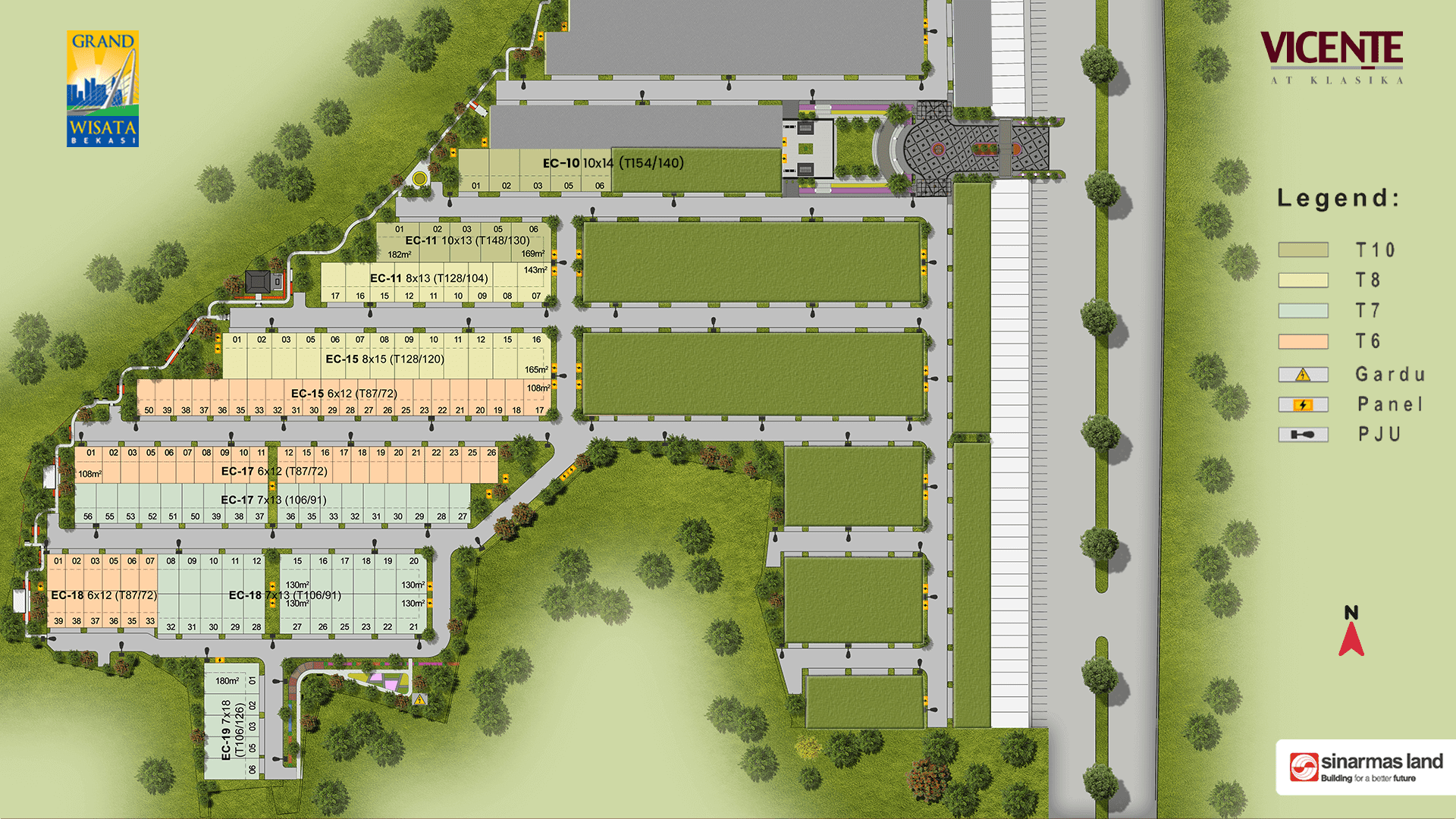 Site plan Vicente at Klasika