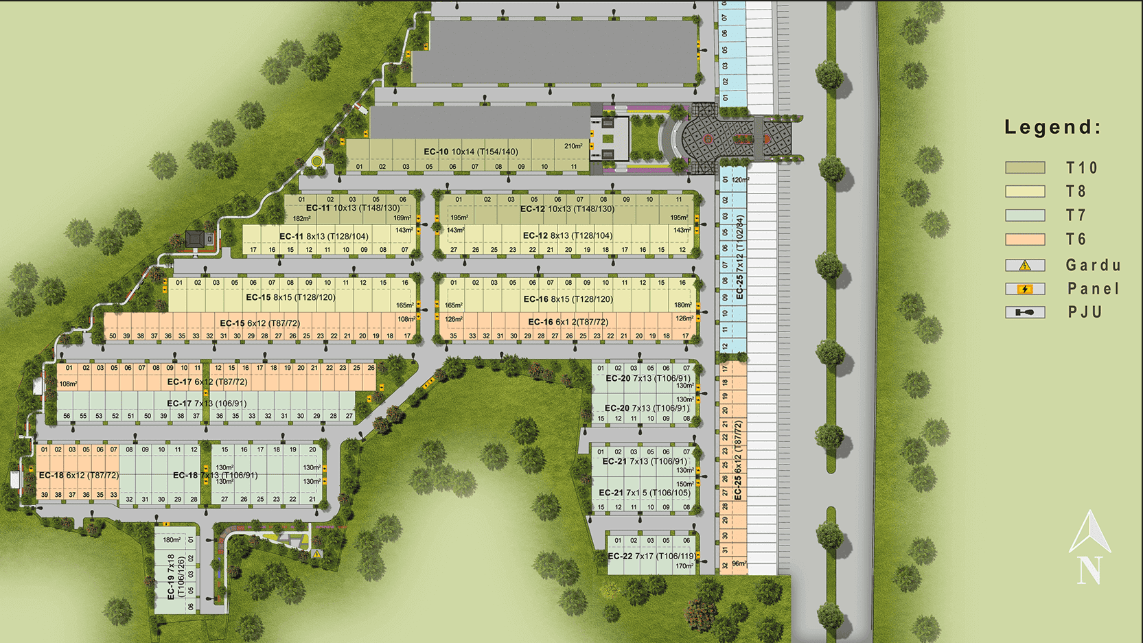 Site plan Vicente at Klasika