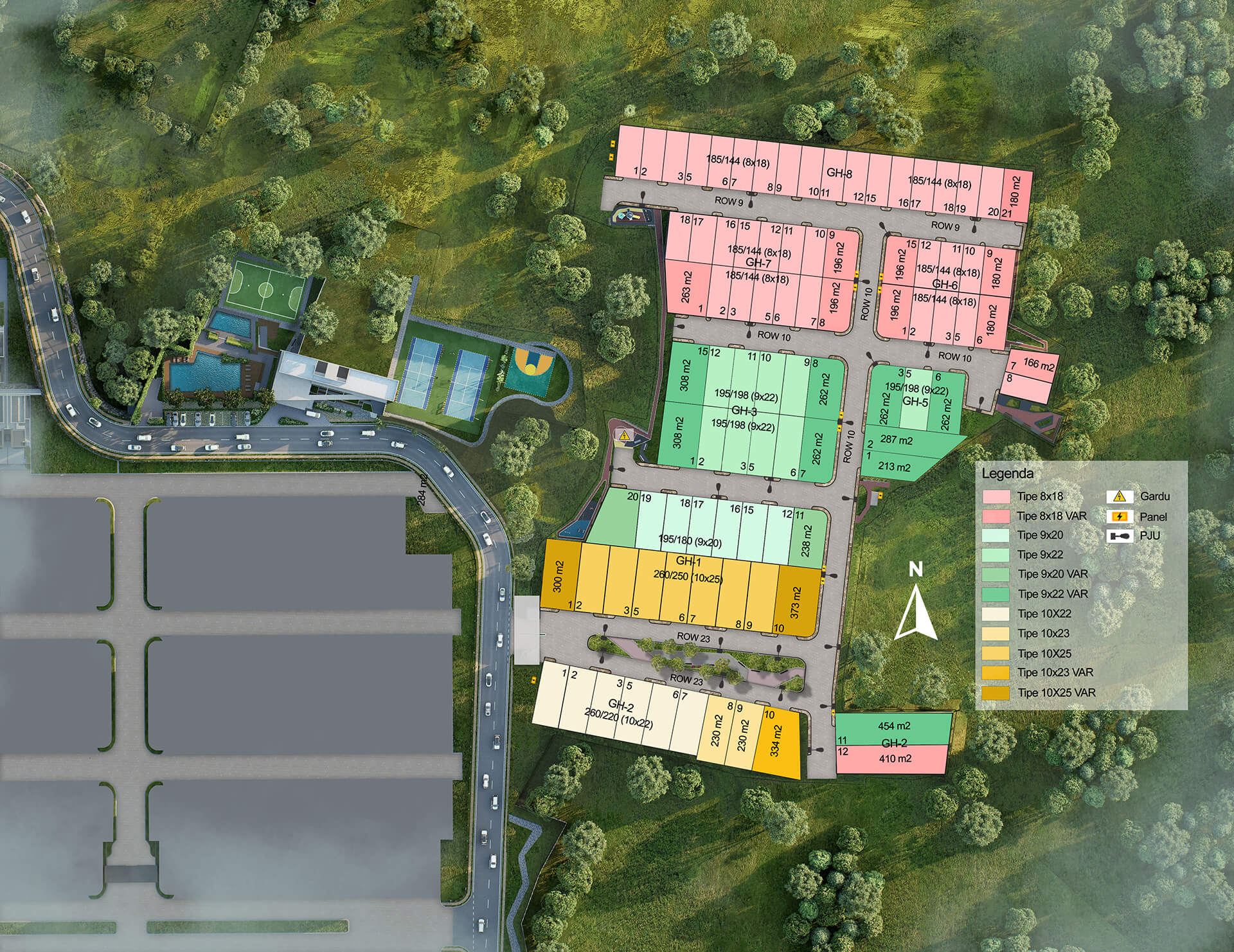 Site plan Giva at The Kaia