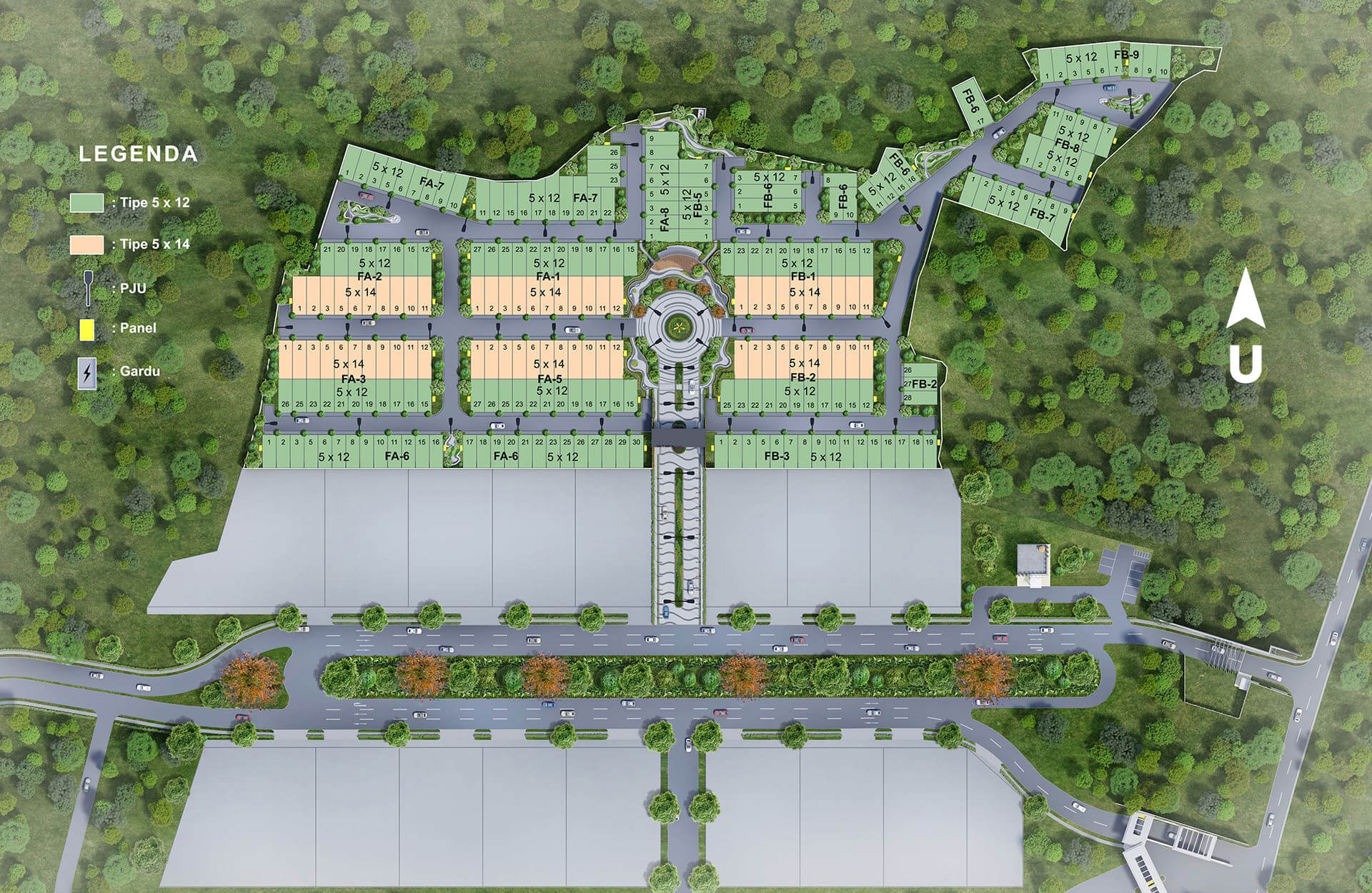 Site plan Altara Home (Essential Harmony)